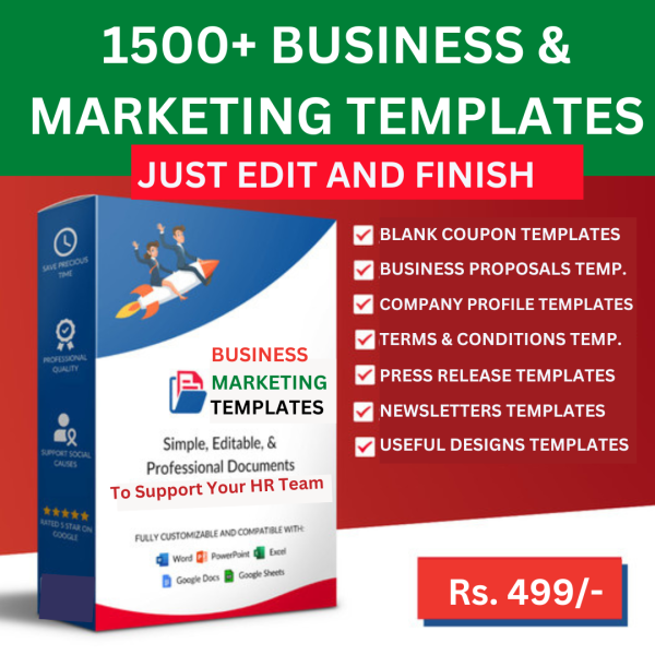 1500+ Business & Marketing Templates