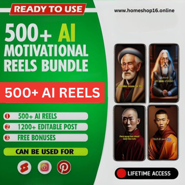 500+ AI Reels Package